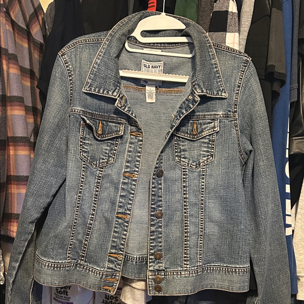 Old Navy Women's Light Blue Jean Jacket